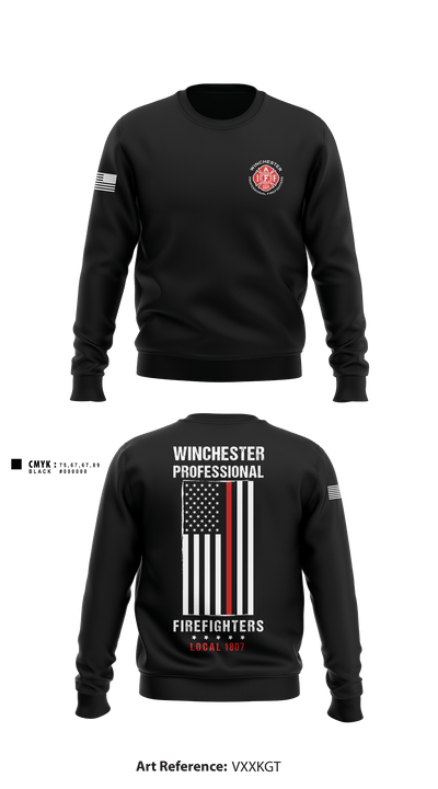 Winchester Fire Department 95741675 Crew Neck Sweatshirt - 5