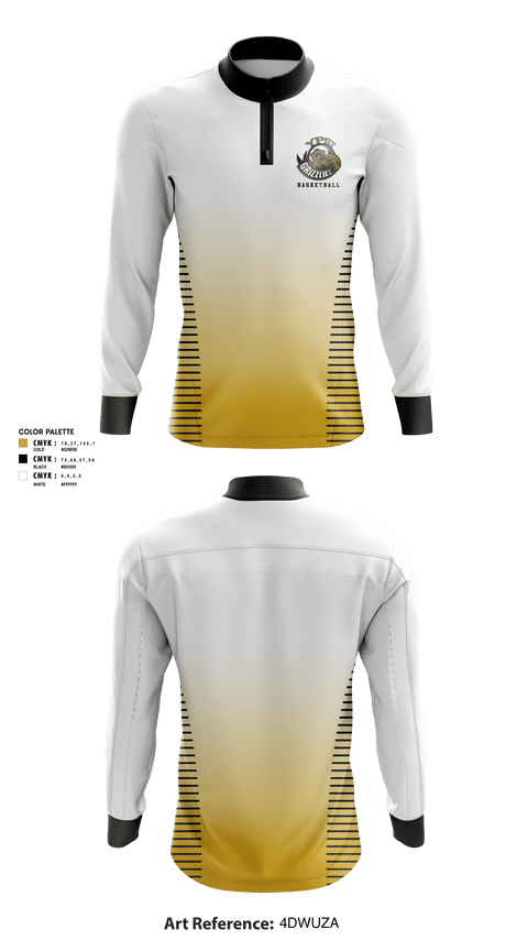 Quarter Zip Jacket, Ypsilanti Community High School Basketball, Men's Basketball, Teamtime, Team time, sublimation, custom sports apparel, team uniforms, spirit wear, spiritwear, sports uniforms, custom shirts, team store, custom team store, fundraiser sports, apparel fundraiser