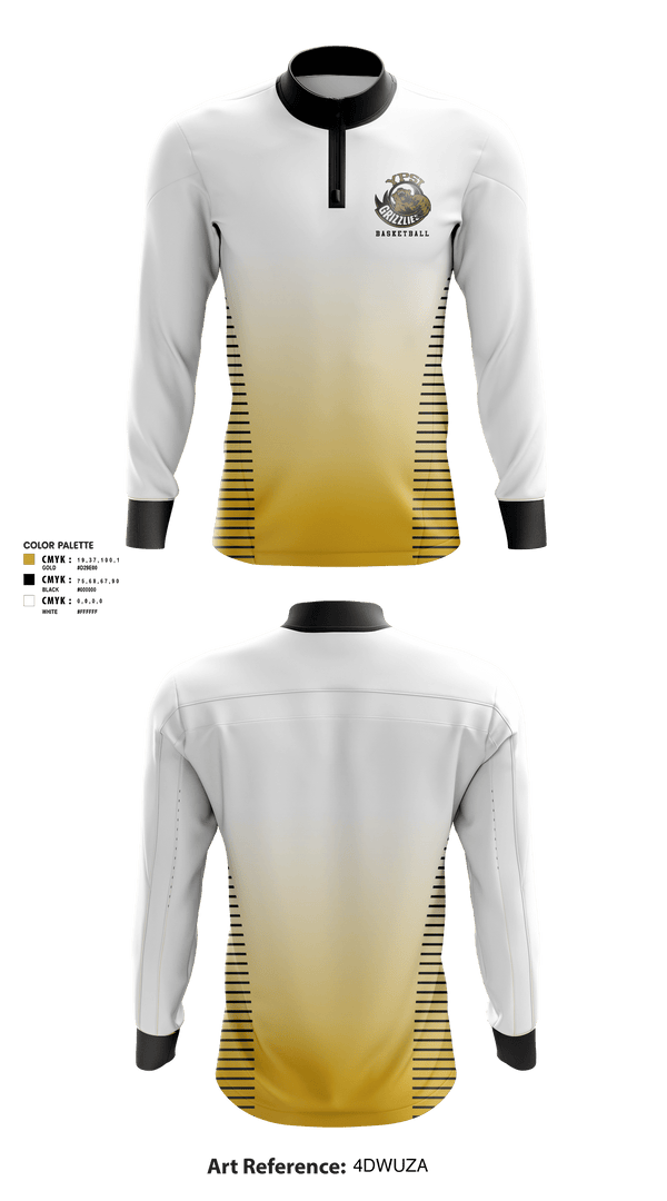 Quarter Zip Jacket, Ypsilanti Community High School Basketball, Men's Basketball, Teamtime, Team time, sublimation, custom sports apparel, team uniforms, spirit wear, spiritwear, sports uniforms, custom shirts, team store, custom team store, fundraiser sports, apparel fundraiser