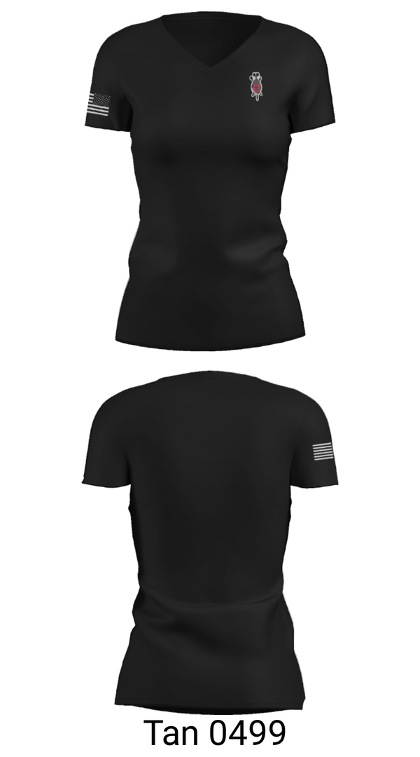 Women's Short Sleeve Vneck Shirt, , Army, Teamtime, Team time, sublimation, custom sports apparel, team uniforms, spirit wear, spiritwear, sports uniforms, custom shirts, team store, custom team store, fundraiser sports, apparel fundraiser