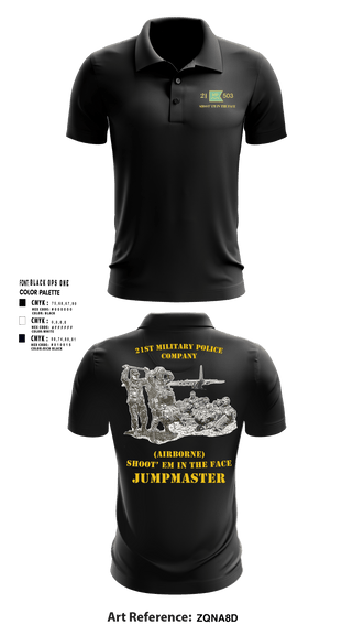 Short Sleeve Performance Polo, 21ST MILITARY POLICE COMPANY (AIRBORNE), Army, Teamtime, Team time, sublimation, custom sports apparel, team uniforms, spirit wear, spiritwear, sports uniforms, custom shirts, team store, custom team store, fundraiser sports, apparel fundraiser