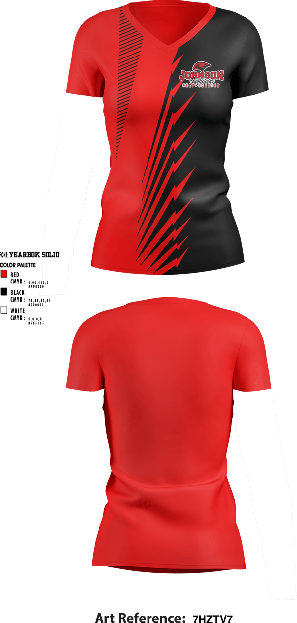 Women's Short Sleeve Vneck Shirt, Stevenson High School, Spirit Store, Teamtime, Team time, sublimation, custom sports apparel, team uniforms, spirit wear, spiritwear, sports uniforms, custom shirts, team store, custom team store, fundraiser sports, apparel fundraiser