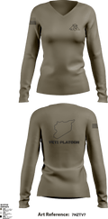 YETI PLATOON 84501614 Women's Long Sleeve V-neck Shirt - 1