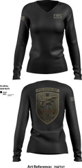 FWC SW SOG 50539560 Women's Long Sleeve V-neck Shirt - 1