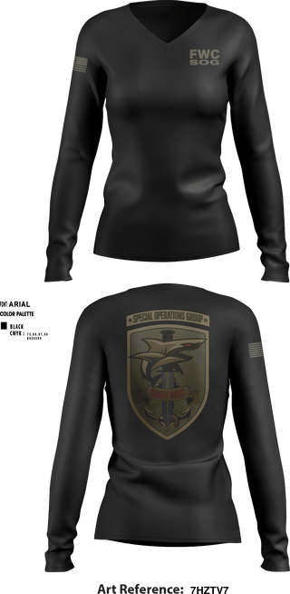 Women's Long Sleeve Vneck Shirt, , Police, Teamtime, Team time, sublimation, custom sports apparel, team uniforms, spirit wear, spiritwear, sports uniforms, custom shirts, team store, custom team store, fundraiser sports, apparel fundraiser
