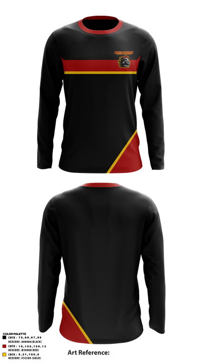 Arthur-Lovington-Atwood-Hammond High School 11018740 Long Sleeve Performance Shirt - 1