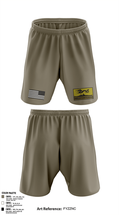 Battleship NJ Division 41582096 Athletic Shorts With Pockets - 1