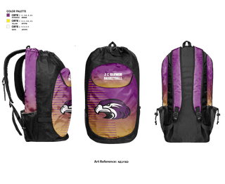 Gear Bag, J C Harmon High School Basketball, Women's Basketball, Teamtime, Team time, sublimation, custom sports apparel, team uniforms, spirit wear, spiritwear, sports uniforms, custom shirts, team store, custom team store, fundraiser sports, apparel fundraiser