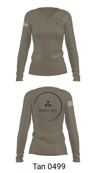 Women's Long Sleeve Vneck Shirt, , Army, Teamtime, Team time, sublimation, custom sports apparel, team uniforms, spirit wear, spiritwear, sports uniforms, custom shirts, team store, custom team store, fundraiser sports, apparel fundraiser