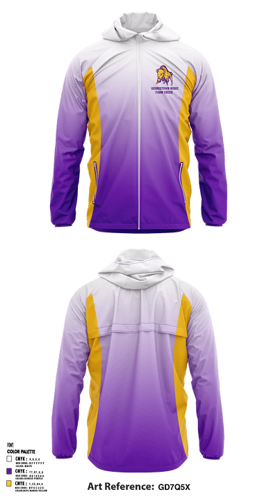 Georgetown-Ridge Farm High School Cheer 38211561 Windbreaker - 1