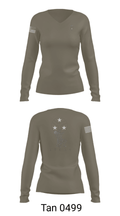 Bastard PLT 55747802 Women's Long Sleeve V-neck Shirt - 41