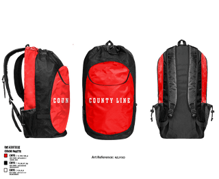 Gear Bag, County Line High School, Spirit Store, Teamtime, Team time, sublimation, custom sports apparel, team uniforms, spirit wear, spiritwear, sports uniforms, custom shirts, team store, custom team store, fundraiser sports, apparel fundraiser