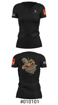 D 4-3 ADA 71951735 Women's Short Sleeve V-neck Shirt - 18
