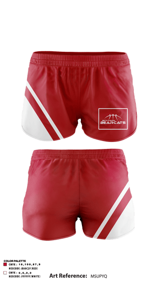 Track Shorts, Beth Haven Bearcats, Men's Basketball, Teamtime, Team time, sublimation, custom sports apparel, team uniforms, spirit wear, spiritwear, sports uniforms, custom shirts, team store, custom team store, fundraiser sports, apparel fundraiser