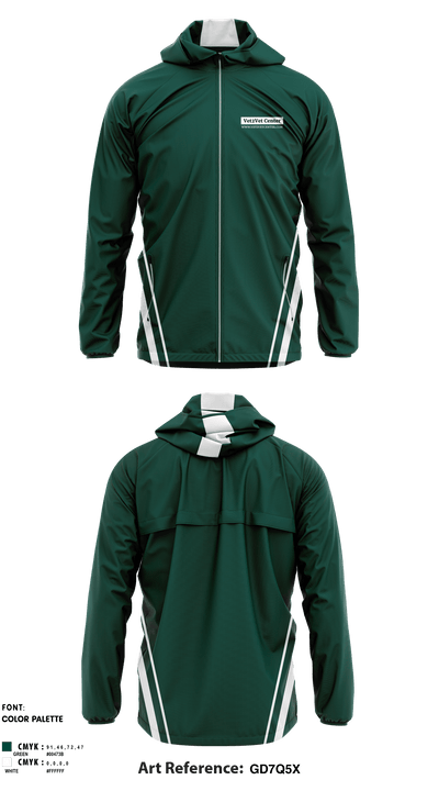 Vet2Vet Center 1312359 Windbreaker - 1