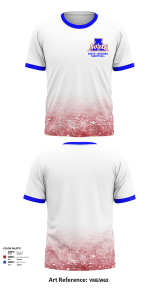 Short Sleeve Performance Shirt, North Asheboro Middle School Basketball, Men's Basketball, Teamtime, Team time, sublimation, custom sports apparel, team uniforms, spirit wear, spiritwear, sports uniforms, custom shirts, team store, custom team store, fundraiser sports, apparel fundraiser