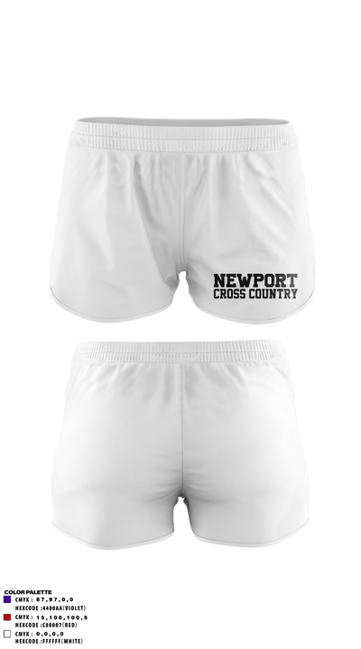 Newport High School Cross Country 52186865 Track Shorts - 4