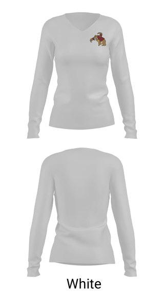 Women's Long Sleeve Vneck Shirt, Roosevelt High School Soccer, Women's Soccer, Teamtime, Team time, sublimation, custom sports apparel, team uniforms, spirit wear, spiritwear, sports uniforms, custom shirts, team store, custom team store, fundraiser sports, apparel fundraiser