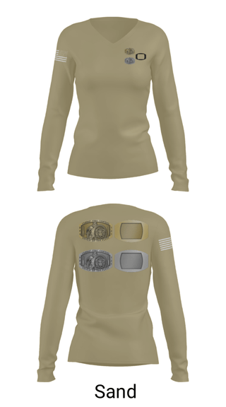 Women's Long Sleeve Vneck Shirt, , Navy, Teamtime, Team time, sublimation, custom sports apparel, team uniforms, spirit wear, spiritwear, sports uniforms, custom shirts, team store, custom team store, fundraiser sports, apparel fundraiser