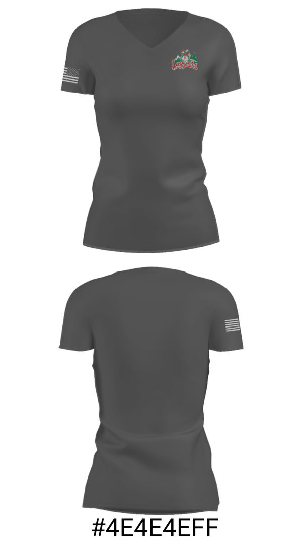 Women's Short Sleeve Vneck Shirt, Eureka High School Golf, Golf, Teamtime, Team time, sublimation, custom sports apparel, team uniforms, spirit wear, spiritwear, sports uniforms, custom shirts, team store, custom team store, fundraiser sports, apparel fundraiser