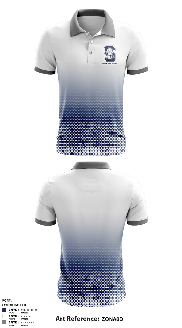 Short Sleeve Performance Polo, Silver High School, Spirit Store, Teamtime, Team time, sublimation, custom sports apparel, team uniforms, spirit wear, spiritwear, sports uniforms, custom shirts, team store, custom team store, fundraiser sports, apparel fundraiser