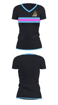 WBAMC 37339182 Women's Short Sleeve V-neck Shirt - 9