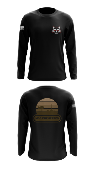 Long Sleeve Performance Shirt, B-114, Army, Teamtime, Team time, sublimation, custom sports apparel, team uniforms, spirit wear, spiritwear, sports uniforms, custom shirts, team store, custom team store, fundraiser sports, apparel fundraiser