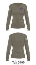 12th AVN BN 38693082 Women's Long Sleeve V-neck Shirt - 39