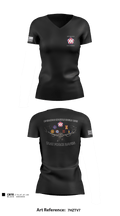 327th MCT 96493981 Women's Short Sleeve V-neck Shirt - 8