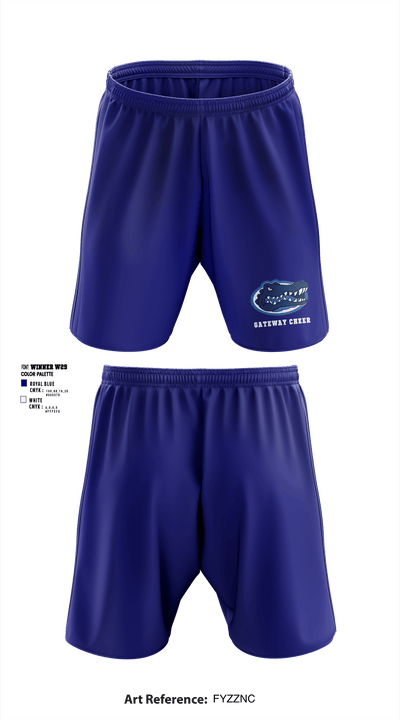 Gateway Regional High School Cheer 43593489 Athletic Shorts With Pockets - 5