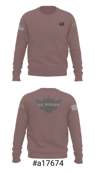 22 Halos 54349080 Crew Neck Sweatshirt - 7
