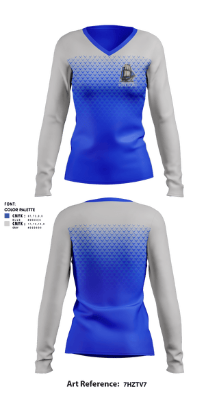 Women's Long Sleeve Vneck Shirt, , , Teamtime, Team time, sublimation, custom sports apparel, team uniforms, spirit wear, spiritwear, sports uniforms, custom shirts, team store, custom team store, fundraiser sports, apparel fundraiser