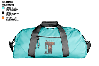 Duffle Bag, Made For It Apparel, , Teamtime, Team time, sublimation, custom sports apparel, team uniforms, spirit wear, spiritwear, sports uniforms, custom shirts, team store, custom team store, fundraiser sports, apparel fundraiser