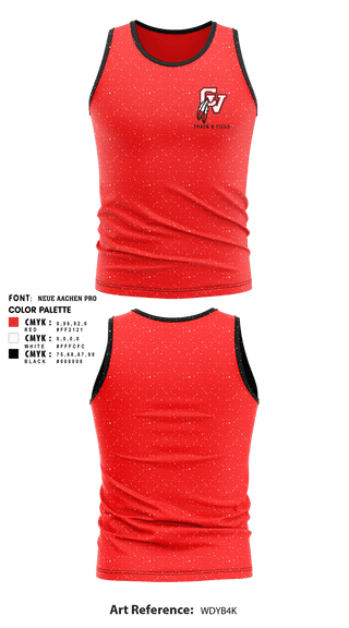 Tank Top, Big Reds, Track & Field, Teamtime, Team time, sublimation, custom sports apparel, team uniforms, spirit wear, spiritwear, sports uniforms, custom shirts, team store, custom team store, fundraiser sports, apparel fundraiser