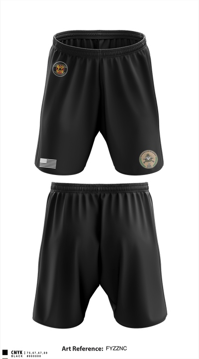Weapons Training Battalion 3430348 Athletic Shorts With Pockets - 1