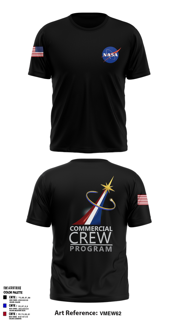 Short Sleeve Performance Shirt, NASA CCP, , Teamtime, Team time, sublimation, custom sports apparel, team uniforms, spirit wear, spiritwear, sports uniforms, custom shirts, team store, custom team store, fundraiser sports, apparel fundraiser