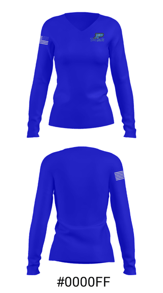 Women's Long Sleeve Vneck Shirt, Plattsmouth High School Wrestling, Wrestling, Teamtime, Team time, sublimation, custom sports apparel, team uniforms, spirit wear, spiritwear, sports uniforms, custom shirts, team store, custom team store, fundraiser sports, apparel fundraiser