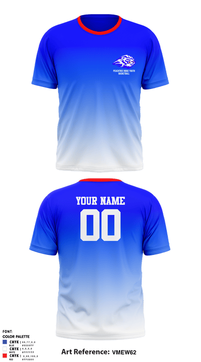 Peachtree Ridge Youth Athletic Association 90970358 Old School Cotton Feel Shirt - 1