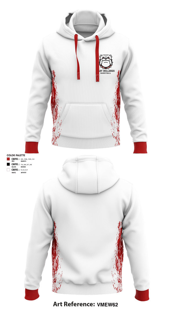 Hoodie, Richmond High School of the Arts Basketball, Women's Basketball, Teamtime, Team time, sublimation, custom sports apparel, team uniforms, spirit wear, spiritwear, sports uniforms, custom shirts, team store, custom team store, fundraiser sports, apparel fundraiser