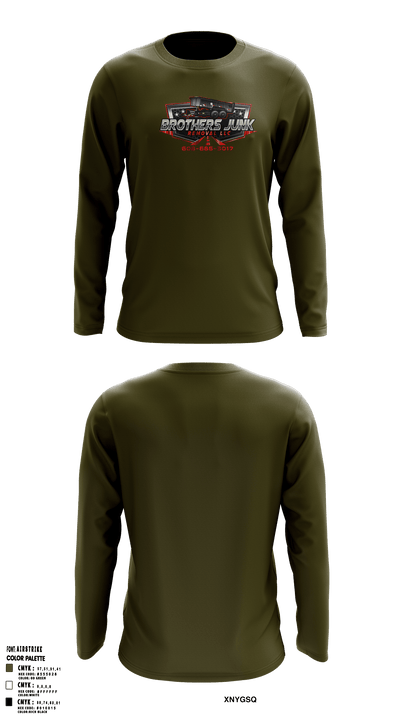 Brothers Junk Removal LLCBrothers Junk Removal LLC 92476770 Long Sleeve Performance Shirt - 1
