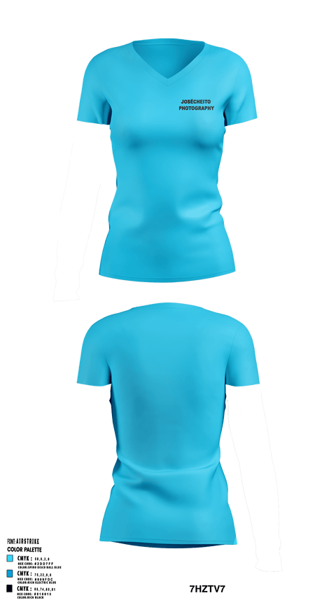 Women's Short Sleeve Vneck Shirt, JoséCheito PhotographyJoséCheito Photography, , Teamtime, Team time, sublimation, custom sports apparel, team uniforms, spirit wear, spiritwear, sports uniforms, custom shirts, team store, custom team store, fundraiser sports, apparel fundraiser