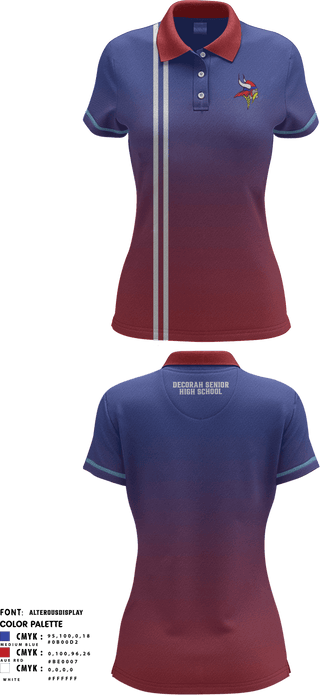 Women's Short Sleeve Performance Polo, Decorah Senior High School Bowling, Bowling, Teamtime, Team time, sublimation, custom sports apparel, team uniforms, spirit wear, spiritwear, sports uniforms, custom shirts, team store, custom team store, fundraiser sports, apparel fundraiser