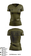 K9 Unit 27578074 Women's Short Sleeve V-neck Shirt - 11