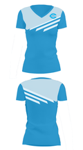 Chanute High School Band 70581105 Women's Short Sleeve V-neck Shirt - 5