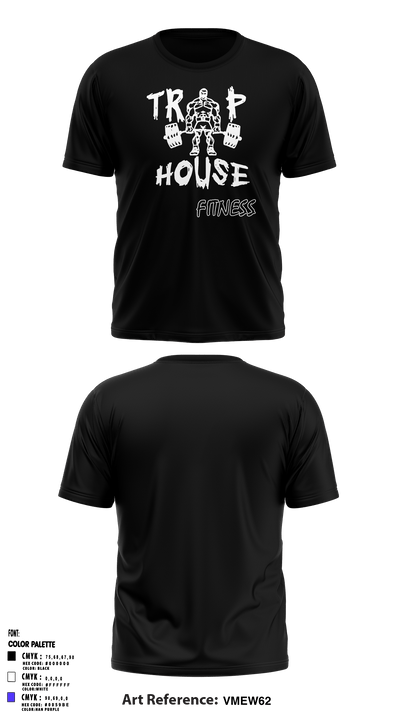 Trap House Fitness 35010693 Short Sleeve Performance Shirt - 5