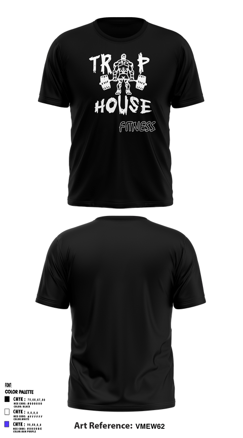 Short Sleeve Performance Shirt, Trap House Fitness, Spirit Store, Teamtime, Team time, sublimation, custom sports apparel, team uniforms, spirit wear, spiritwear, sports uniforms, custom shirts, team store, custom team store, fundraiser sports, apparel fundraiser