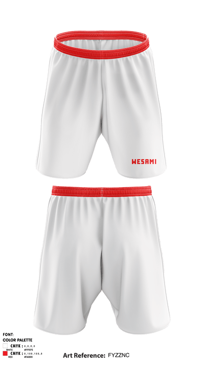 WESAMI 58853608 Athletic Shorts With Pockets - 1