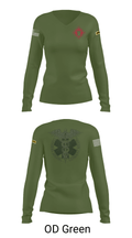 19th Engineer Battalion Aid Station 54166151 Women's Long Sleeve V-neck Shirt - 40