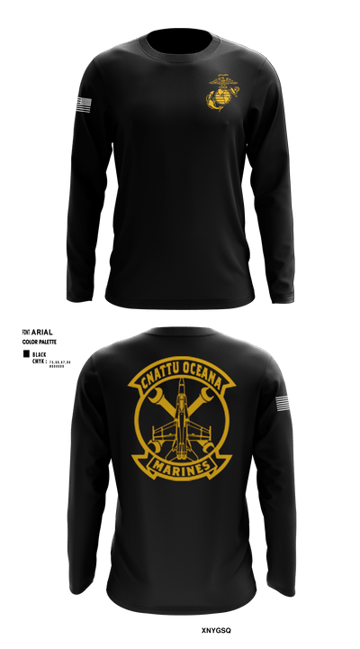Oceana Marines 61589577 Long Sleeve Performance Shirt - 6