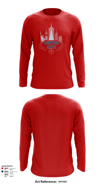 DTG Basketball 38220233 Long Sleeve Performance Shirt - 4